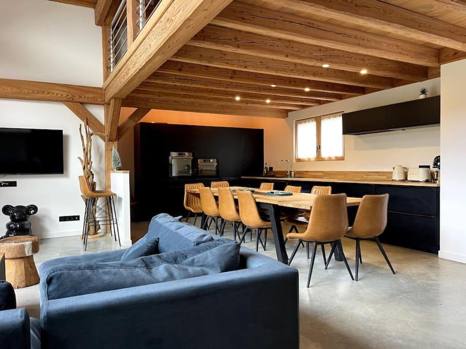 Megeve Demi Quartier Chalet 12 P Bagian luar foto